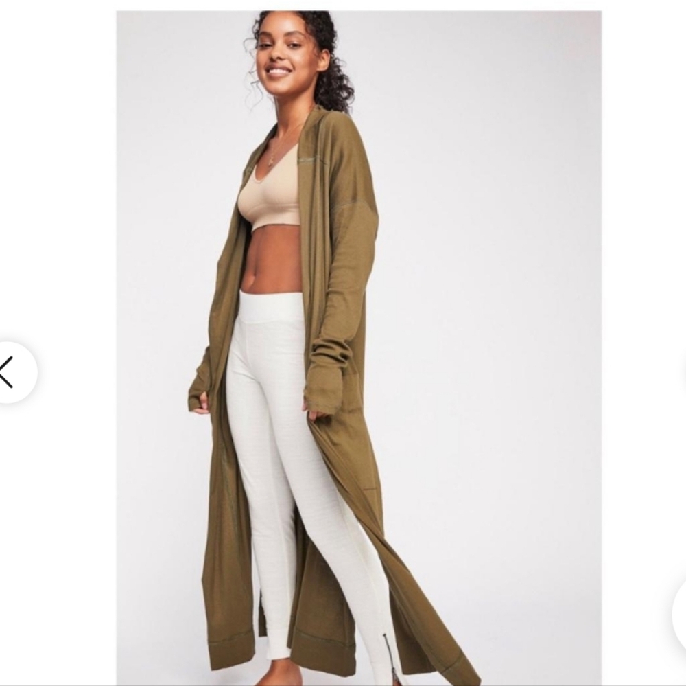 Intimately Free People Hangout Long Thumb-Hole Cardigan Size XS
